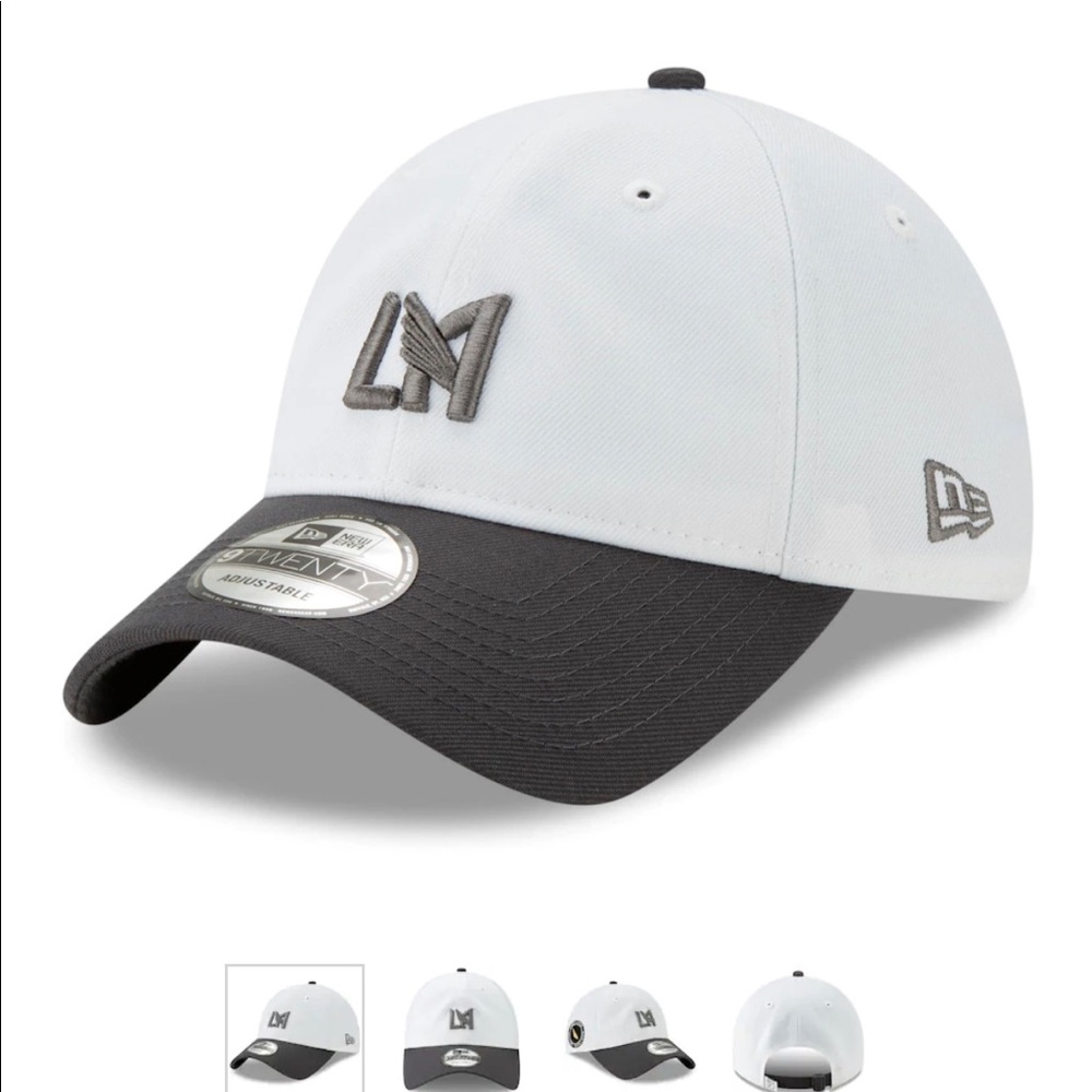 Men's New Era White LAFC  9TWENTY Adjustable Hat